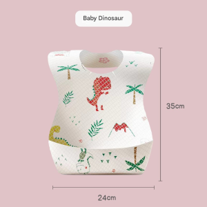 WNDR Disposable Bib | Bib Sekali Pakai | Celemek Makan bayi | Slabber Bayi Sekali Pakai