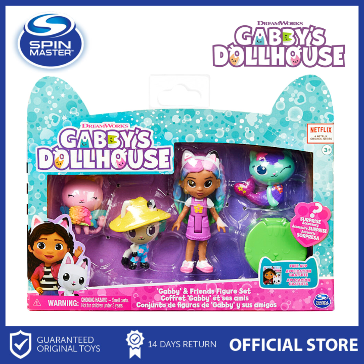 Gabby's Dollhouse, Gabby and Friends Figure Set with Rainbow Gabby Doll, 3  Toy Figures and Surprise Accessory Kids Toys for Ages 3 and up – Shop Spin  Master