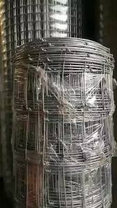 รั้วลวดตาข่ายถักปม 15cm 4x6" (ม้วน30 50เมตร) ตาข่ายแรงดึง ล้อมไร่สวน ตาข่ายล้อมแพะ แกะ วัว ม้า ตาข่ายเหล็ก