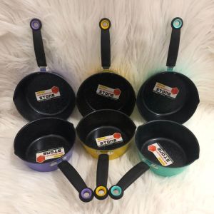 Teflon Marble Black Panci Susu /Sauce Pan/Wajan Induksi/ Cocok Untuk Merebus Mie Memasak Sayur/Anti Lengket/ Gagang Ergonomis/Serbaguna - FR GALLERY