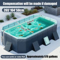 Swimming pool big Swimming Pool Family SizeThickened Outdoor Baby Adult Pools with Free Pump Sunshin. 