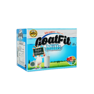 Goatfit susu kambing organik plus madu rasa original/coklat 200g isi sachet 10 sachet