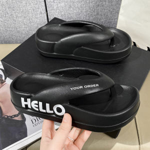 Free Shipping Thick-Soled Flip-Flops For Women New Summer Beach Sandals Non-Slip And Odor-Resistant