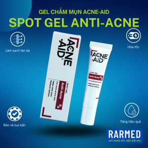 Gel chấm mụn Acne-Aid Spot Gel Anti-Acne giảm mụn giảm đỏ trên da - 10g