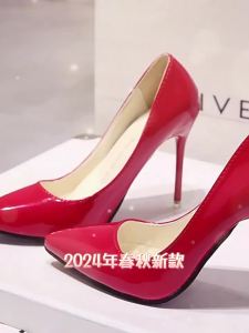 [Free Shipping] Pointed Toe Stiletto High Heels for Women New Spring and Autumn Design Elegant Black Sandals Same Style