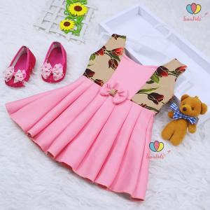(Bayi - 7 Tahun) Dress Clairine Baby New Born / Dres Bayi Pakaian Anak Perempuan Yukensi Baju Motif kiosbalitafawa