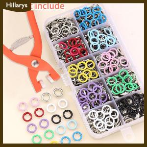 [Hillarys] Plier Tool Colour Metal Snap Sewing Button Claw Set Hollow Solid Snap Fasteners Kit For Installing Clothes Bags