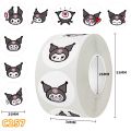 500pcs Sanrio Cartoon Sticker DIY Tape Kuromi Pacha Dog Ania Anime Sticker Cute Sealing Sticker 294. 