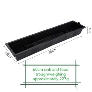 Rectangular flower and chicken farming tool for pigs ducks dogs pigeons breeding trough feeding