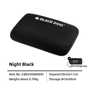 Naturehike Blackdog Outdoor Memory Foam Pillow Portable Comfort Square Pillow Office Nap Pillow Outdoor Travel Pillow Camping