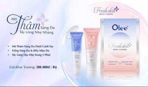 COMBO KEM TRẮNG DA MỜ THÂM & KEM TẨY LÔNG DỊU NHẸ