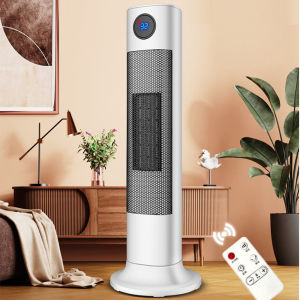 Quạt sưởi gốm điện quạt sưởi gia đình Điều khiển từ xa - An toàn - Tiết kiệm điện - Đầu xoay góc rộng đa năng Tiện Lợi