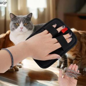 [WQP Fashion Store] Hot Sale Jewerry Static Pet Hair Removal Gloves Reusable Electrostatic Cat Dog Hair Remover Grooming Gloves Brush Tool For Couch Carpet Car Seat