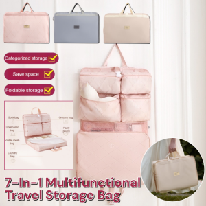 7-In-1 Multifunctional Travel Storage Bag Foldable Waterproof Travel Organizer Large Capacity Travel Luggage Bag