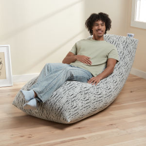 Yogibo Luxe Max — Premium Sofa Chair Bed | Modern Bean Bag with Luxury Textured Fabric