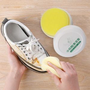 H401 Krim Pemutih Sepatu Sneaker +Spons / Foam Pemutih Sepatu / Pembersih Sepatu
