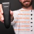 MANSPOT Manscape Groin & Body Hair Trimmer for Men, Electric Ball Trimmer Pubic Trimmer Shaver,Manscape Kit with 4 Guard,Replaceable Ceramic Blade Heads,Waterproof Wet/Dry Shaver,90 Minutes Shaving. 