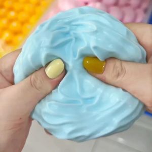 Crunchy Squishy Peach Stress Ball - Squeeze Toy for Anxiety Relief Fidget Sensory Toy for Adults,Soft Feel ASMR Sensory Adults