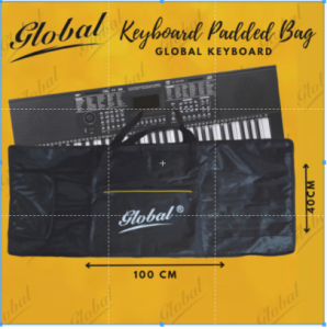 GLOBAL KEYBOARD GL 8TS 61 KEYS w/ Sustain Pedal  TOUCH SCREEN PANEL / 3.5 mm HEADPHONE JACK INLET / 2 COLOR LIGHT CONDUCTION function / MIDI INPUT and OUTPUT / LEARNING APP function / SUSTAIN PEDAL BLUETOOTH compatible / METRONOME / SUSTAIN and VIBRATO