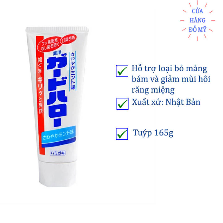 Kem Đánh Răng Muối Guard Halo Toothpaste hương Bạc Hà 165g của Nhật ...