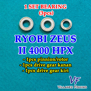 SPAREPART REEL SET RYOBI VERTIGO MATURITY DAN ZEUS MINI BEARING PANCING SPARE PART KEREKAN LAKER BANTALAN RODA ROTOR PINION DRIVE GEAR