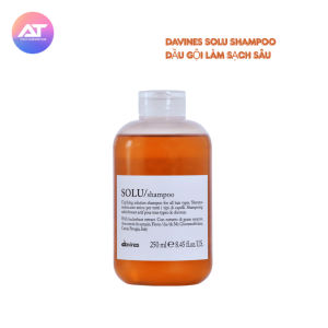 Dầu Gội Tẩy Tế Bào Davines SOLU Sea Salt Scrub Cleanser Giúp Gội Sạch Sâu Và Tẩy Tế Bào Chết Da Đầu