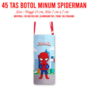 Cooler Bottle Bag Seri Superhero Tas Botol Minum Aluminium Sarung Botol Minum Anak Aneka Karakter Souvenir Gift