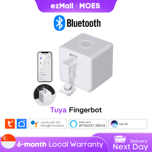 MOES Tuya Smart Bluetooth Fingerbot Plus Switch Button Pusher Smart Life App Voice Control via Alexa Assistant