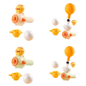 Cartoon Blowing Balls Toy for Children Fun Floating Balls for Breath Control Training Educational Toy Kindergarten Present
