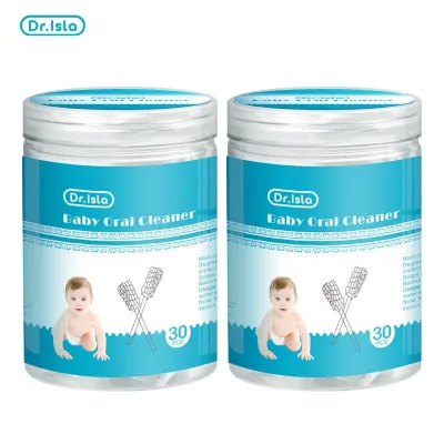 Dr.Isla QJ02 Disposable Baby Toothbrush Tongue Cleaner for Baby Mouth Cleaner Tooth Baby Oral Tongue Cleaner Gauze Medical Cotton Swab Gauze Baby Oral Tongue Cleaner Disposable Infant Toothbrush Dental Care Baby infant set COD