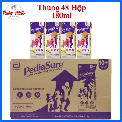 Thùng 48 hộp Sữa Pha Sẵn Pediasure 10+ cho trẻ từ 10 tuổi (180ml)