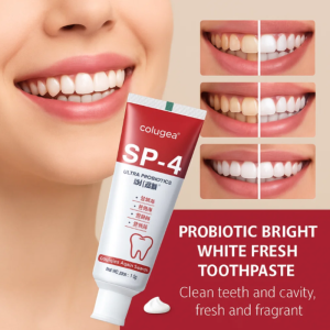Shark Sp-4 Toothpaste Imported Whitening 3D Fresh Clean Breath Probiotics Spiral Stain Remover Authentic益生菌sp4鲨鱼益生菌牙膏