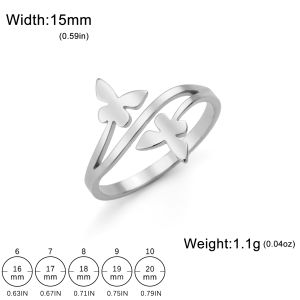 SKYRIM Gold Butterfly Ring Fashion Jewelry Ring Men Womens Ring Couple Ring