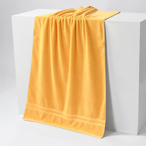 Ins High-end Pure Cotton Thickened Bath Towel Senior Household Bath Towel Soft Absorbent Boy Face Girl Household Bath Towel Bamboo Fiber Absorbent Quick Drying Hotel Hotel Dormitory Family General Hotel Bath Towel