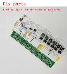 Đèn Led Âm Nhạc Phổ Âm Thanh Hiển Thị Năng Động Khối Lượng Bộ chỉ báo mức điều khiển bằng giọng nói Kit 20 Đèn