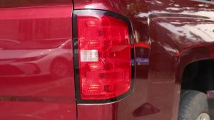 OnlyF U Car Rear Tail Light Lamp Taillight Decoration Cover Trim for Chevrolet Silverado 2014 2015 2016 2017 2018 Exterior Accessories T6H1N