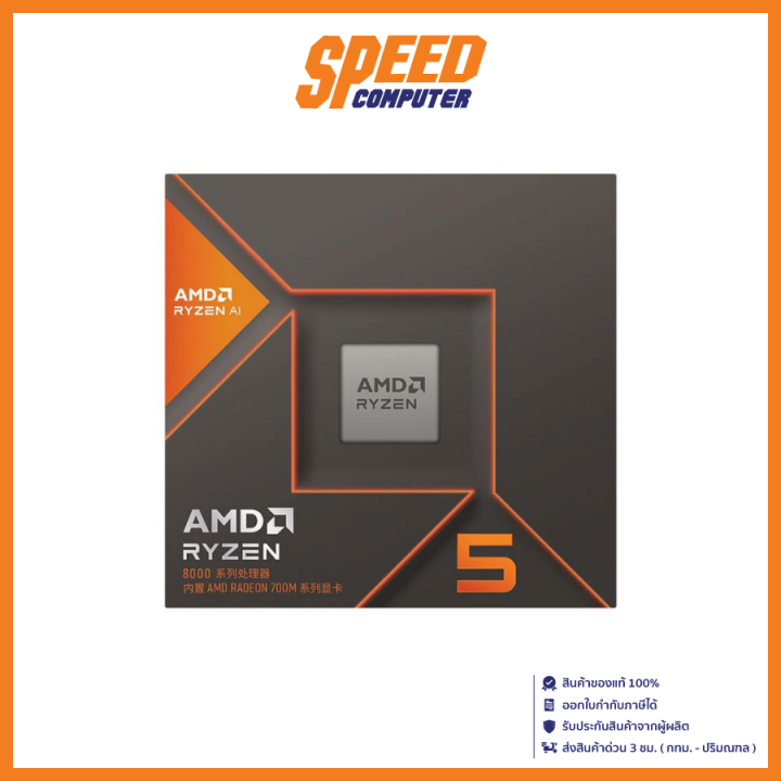 Amd ryzen 5 8500g 6 cores 12 threads cpu by speed