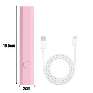 Mini Portable Nail Quick Drying Lamp UV Light Nail Dryer Rechargeable Usb LED Nail Lamp Handheld Single Finger Nails Gel Nail Lamp