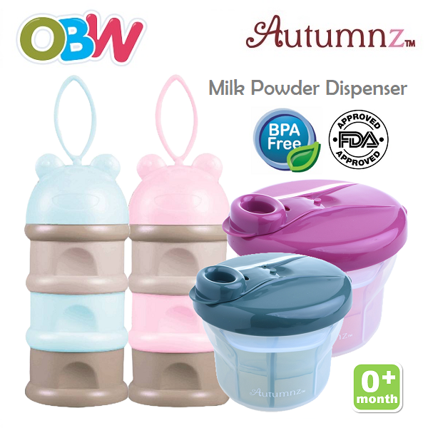 Autumnz Milk Powder Dispenser Stackable Milk Powder Container