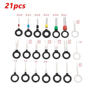 LMS70 Car Ejector Key Pin Crimp Connector Plug Extractor Kit Pin Extractor Kit  Retractor Terminal Removal Tools Car Hand Repair Tool