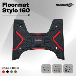 Hayaidesu Floor Mat Honda STYLO 160 Karpet Motor Floor Mat - Premium Quality