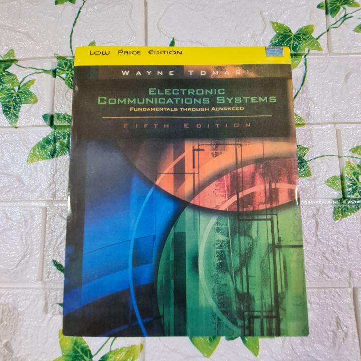 Electronic Communications Systems fifth edition By;Wayne Tomasi Lazada PH