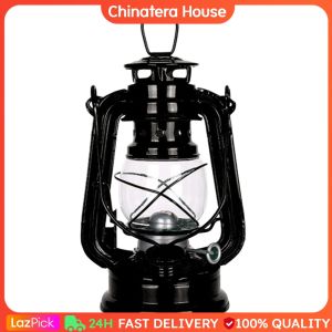 Vintage Fuel Camping Lanterns Metal Kerosene Lantern Hanging Lantern with Handle for Camping Home Patio