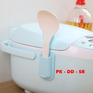 2 Hộp Nhựa Đựng Muỗng Xới Cơm Dán Nồi Cơm Điện - Siêu Rẻ