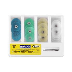 80pcs Polishing Disc Soflex Mandrel Dental Polidisc Polidisk Poles