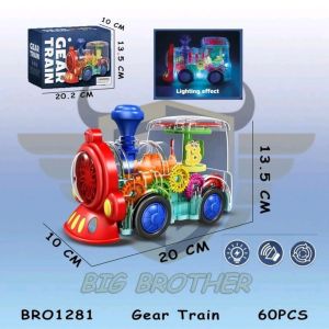 Mainan Anak Gear Train Cute Train Kereta Api/ DINO Lampu Musik Bump and Go / Train Thomas