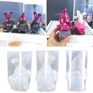 Soap Molds Figurine Mould Dwarf Shape Silicone Crafts Moulds Clay Molds Silicone Material Gift for DIY Hand-Making Lover
