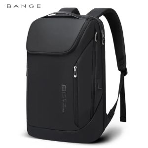 BANGE New 2024 High Quality Men Fashion Backpack Multifunction 15.6 Inch Laptop Backpack Outdoor Travel Backpack
