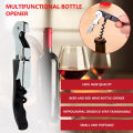 Stainless Steel Corkscrew Red Wine Opener Multifunction Portable Beer Wine Bottle Opener Seahorse Knife. 