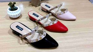 Sepatu Wanita Sepatu hak mules 3cm YY 02